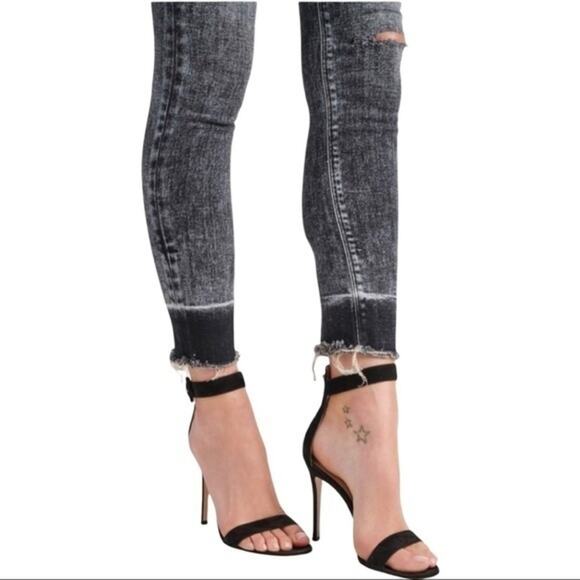 Hudson Nico Super Skinny Crop Jeans in Pepper Size 31 NWT - Picture 5 of 14